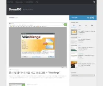 Downrg.com(Blog with wordpress) Screenshot