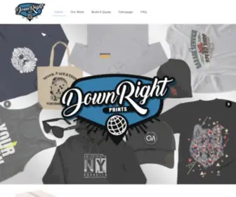 Downrightprints.com(Custom Merchandise Printing) Screenshot