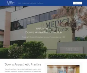 DownsanaestheticPractice.com.au(Toowoomba Anaesthetist) Screenshot