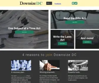 Downsizedc.org(Home Alternate) Screenshot