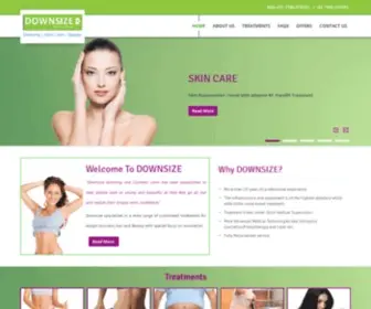 Downsizewellness.com(Weigh loss Clinic in Hyderabad) Screenshot