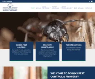 Downspestcontrol.com(Pest Control Services) Screenshot