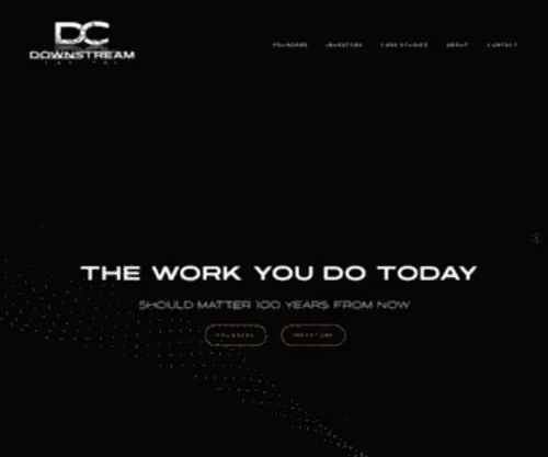 Downstreamcap.com(Downstream Capital) Screenshot