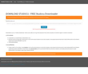 Downstudocu.com(Free Studocu downloader) Screenshot