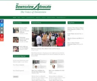 Downsviewadvocate.ca(The Downsview Advocate) Screenshot