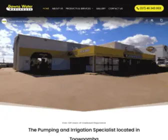 Downswater.com.au(Downs Water Warehouse) Screenshot