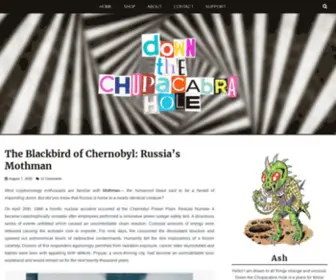 Downthechupacabrahole.com(Exploring the nature of reality) Screenshot