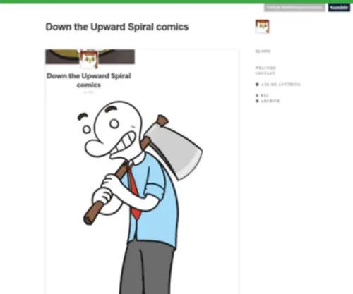Downtheupwardspiral.com(Down the Upward Spiral) Screenshot