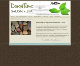 Downtimesalonspa.com(The DownTime) Screenshot