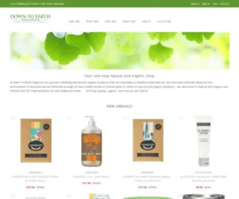 Downtoearthorganics.com.au(Downtoearthorganics) Screenshot