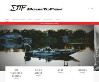 Downtofishapparel.com(DTF Down To Fish) Screenshot