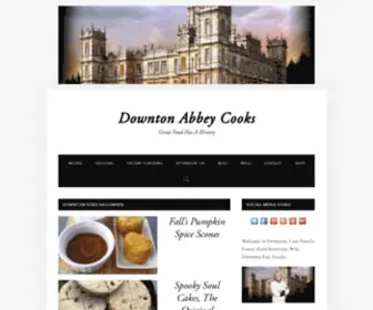 Downtonabbeycooks.com(Great food has a history) Screenshot