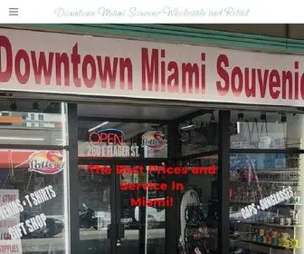 Downtown-Miami-Souvenirs.com(Downtown Miami Souvenir Wholesale and Retail) Screenshot