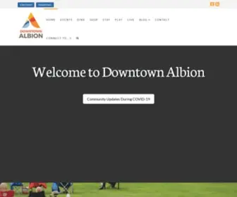 Downtownalbion.com(Downtown Albion) Screenshot