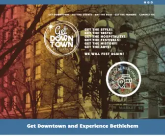 Downtownbethlehemassociation.com(Experience Historic Bethlehem) Screenshot