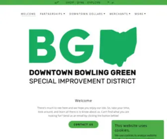 Downtownbgohio.org(Downtown Bowling Green S.I.D) Screenshot