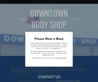 Downtownbodyshop.net(Downtown Body Shop) Screenshot