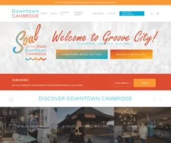 Downtowncambridge.org(Soul of the Shore) Screenshot