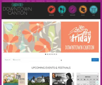 Downtowncanton.com(Downtown Canton) Screenshot