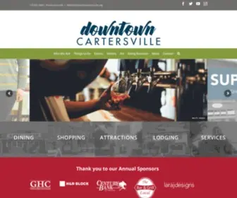 Downtowncartersville.org(Historic Downtown Cartersville) Screenshot