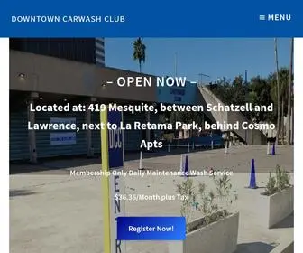 Downtowncarwashclub.com(Downtown Carwash Club) Screenshot