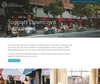 Downtownchattanooga.org(River City Company) Screenshot
