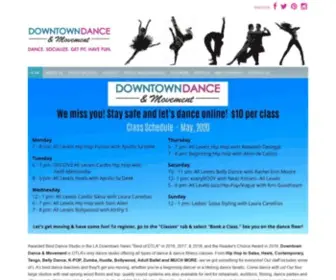 Downtowndancela.com(Downtowndancela) Screenshot