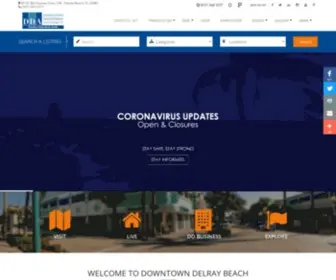 Downtowndelraybeach.com(Downtown Delray Beach l DDA) Screenshot