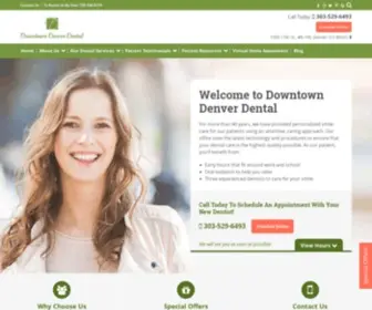 Downtowndenverdental.com(Dentists in Denver) Screenshot