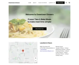 Downtowndinners.com(Downtowndinners) Screenshot