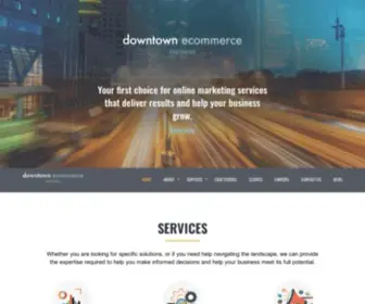 Downtownecommerce.com(ECommerce SEO & Paid Search (PPC) Consulting) Screenshot