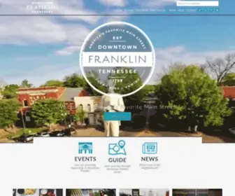 Downtownfranklintn.com(Downtown Franklin TN) Screenshot