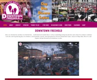 Downtownfreehold.com(Downtown Freehold) Screenshot