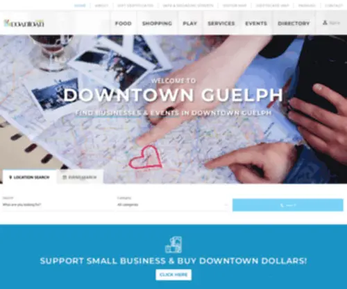 Downtownguelph.com(Downtown Guelph) Screenshot