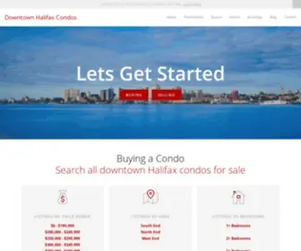 Downtownhalifaxcondos.com(Downtown Halifax Condos) Screenshot