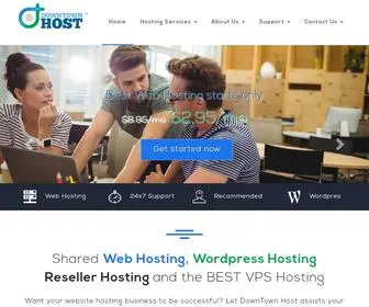 Downtownhost.com(Powerful Affordable and Reliable web hosting services) Screenshot