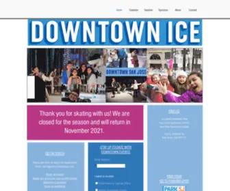 Downtownicesj.com(Kristi Yamaguchi Downtown Ice) Screenshot