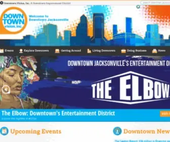 Downtownjacksonville.org(Downtown Vision) Screenshot