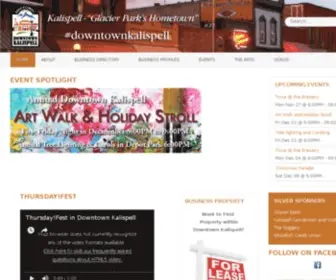 Downtownkalispell.com(Kalispell Downtown Association) Screenshot