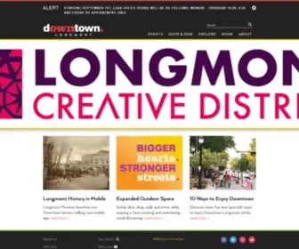 Downtownlongmont.com(Longmont Restaurants) Screenshot