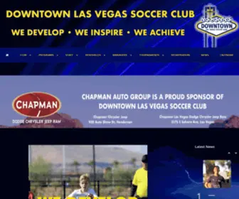 Downtownlvsc.com(Downtown Las Vegas Soccer Club) Screenshot