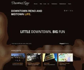 Downtownmakeover.com(Downtown Reno) Screenshot