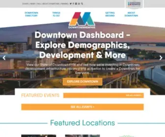 Downtownmemphis.com(Downtown Memphis) Screenshot