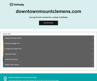 Downtownmountclemens.com(Downtown Mount Clemens) Screenshot