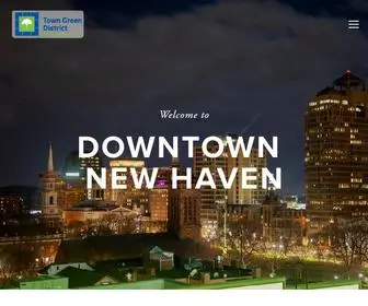 Downtownnewhaven.com(Town Green District) Screenshot