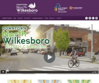 Downtownnorthwilkesboro.com(Historic Downtown North Wilkesboro) Screenshot