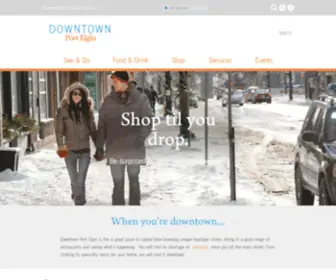 Downtownportelgin.ca(Downtown Port Elgin) Screenshot