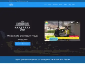 Downtownprovo.com(Downtown Provo) Screenshot