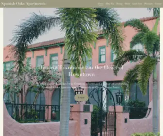 Downtownsarasotaapartments.com(Spanish Oaks Apartments) Screenshot