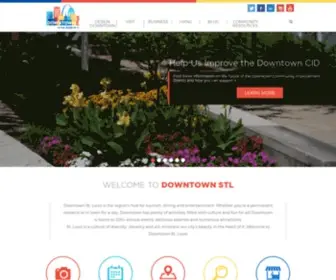 Downtownstl.org(Downtown St. Louis) Screenshot